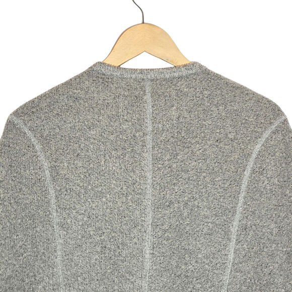 Anthropologie Saturday Sunday Gray Zip Front Cape Poncho Chic Fall Layering S - Picture 8 of 14